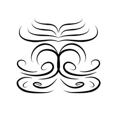 Swirl corner wedding 