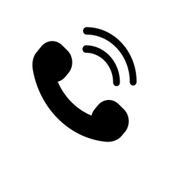 Phone Call vector icon. Style is flat rounded symbol, gray color, rounded angles, blank background.
