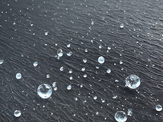 Blur Defocus Image of Water hit wall ground, explode into drop droplet. Amount Water attack impact and fluttering in air explosion. Stop motion freeze shot. Splash Water for texture elements