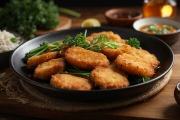 chicken nuggets with fries (Jeon)