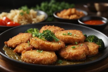 chicken nuggets with fries (Jeon)