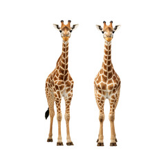 Obraz premium giraffe with transparent background