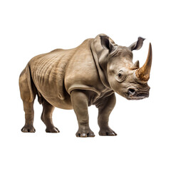 Obraz premium rhino with transparent background