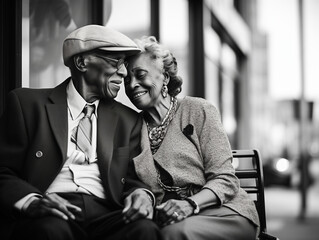 An Elderly Couple Reflecting On Their Experiences During The Civil Rights Movement Linking Past Struggles To Present Achievements