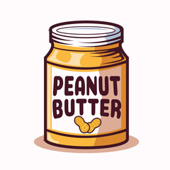 peanut butter vector  Illustration