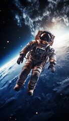 Fototapeta premium astronaut in space