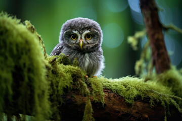 The elusive Forest Owlet, a rare and critically endangered species