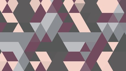 abstract background using pixel triangles with aesthetic geometric shapes