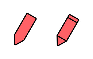 Pencil icon set illustration. pen sign and symbol. edit icon vector