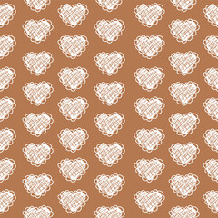 seamless pattern with hearts