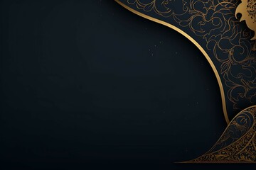 flat simple Islamic ornament background