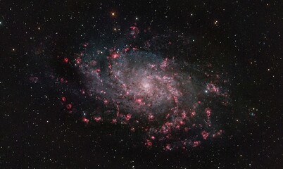 M33 - Triangulum Galaxy 3 - obrazy, fototapety, plakaty