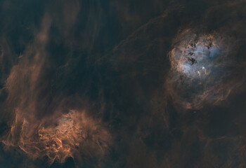 Flaming Star and Tadpole Nebula 6