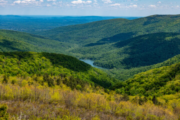 Fototapeta premium View from Moomans River overlook in the Shenandoah National Park