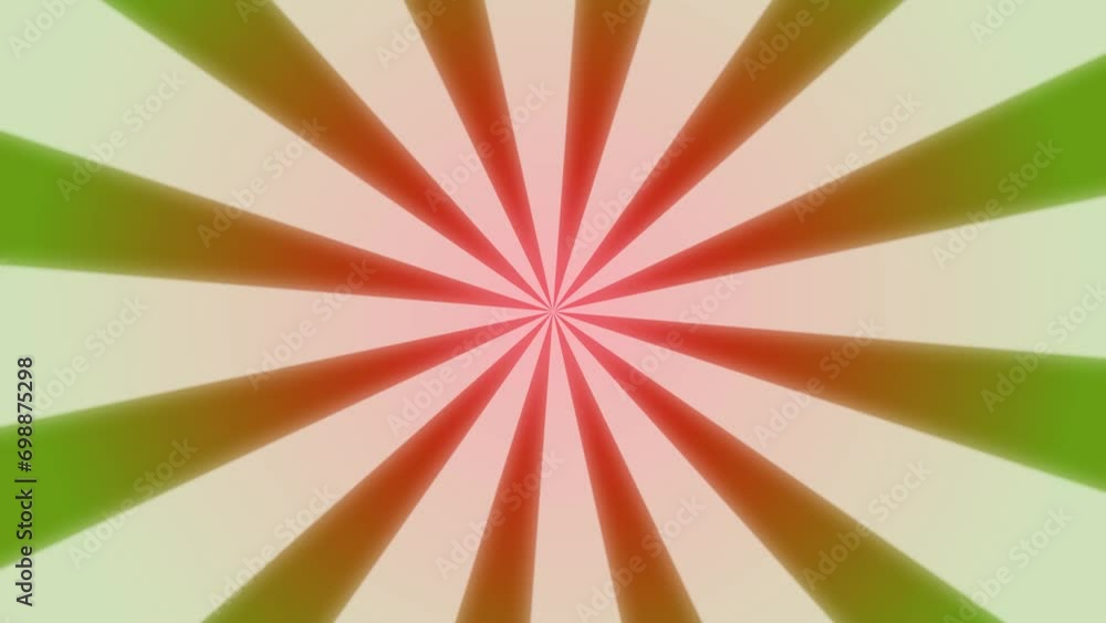Poster colorful sunburst circle and background pattern animation. back pop art style yellow background moti