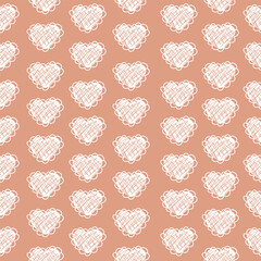 seamless pattern with hearts