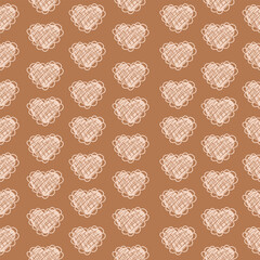 seamless pattern with hearts