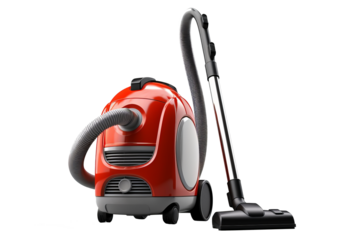 A vacuum cleaner on a transparent background,generative ai