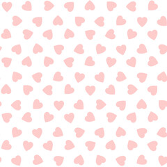 valentines day. pink hearts. vector seamless pattern. wedding repetitive background. fabric swatch. wrapping paper. design template for greeting card