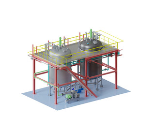 chemical reactor isolated