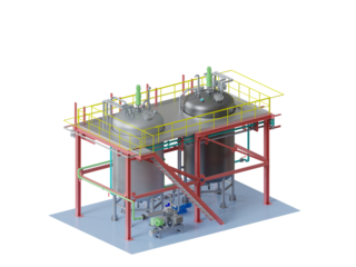 chemical reactor isolated