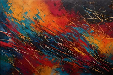 abstract background with strokes