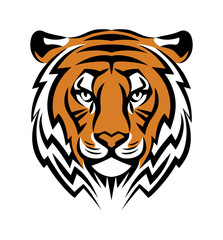 tiger head vector