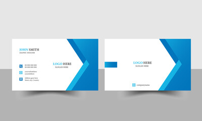  Business card, Vector illustration. Creative And Clean Business Card Design Template, Visiting Card.
