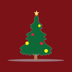christmas tree vector