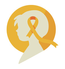 childhood cancer day sign