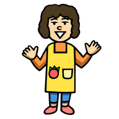 保育士　イラスト