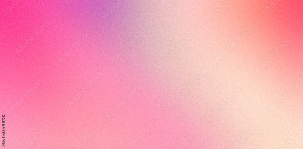 Poster abstract color gradient banner grainy texture background pink purple red noise texture blurred color