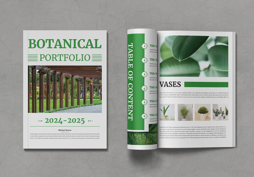 Botanical Garden Portfolio Magazine