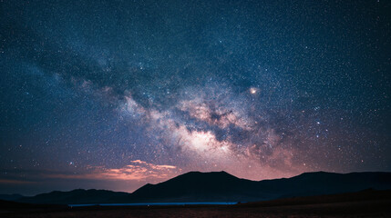 Enchanting Celestial Beauty: Milky Way Sky