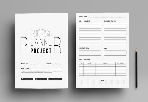 Project Planner Template Design
