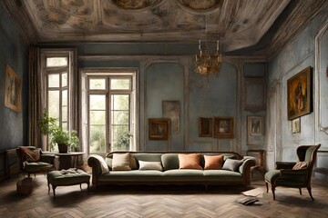 Fototapeta na wymiar luxury living room