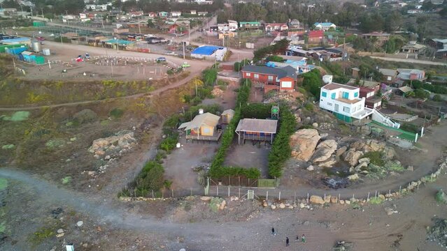 La Ballena beach houses, La Ligua commune, Valparaiso region, country of Chile