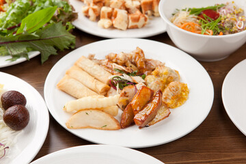 buffet food