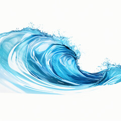 Ocean water wave