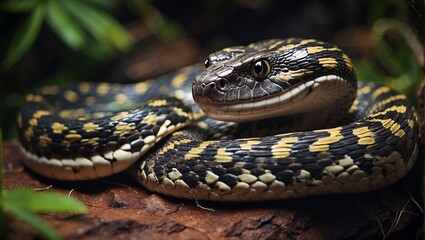 Obraz premium snake on the ground