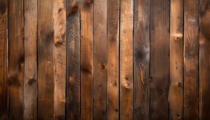 Rustic Reverie: Antique Wood Wall Backdrop in Brown