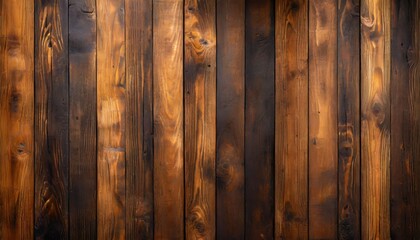 Vintage Essence: Brown Planks on a Weathered Wooden Surface