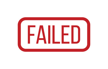 Red color round seal sticker in word failed on white background