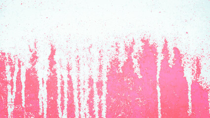 red paint on a wall