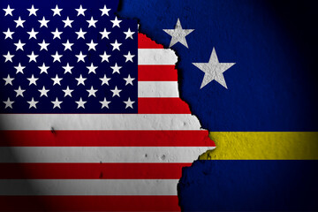 Relations between america and curacao