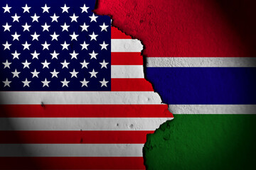 Relations between america and gambia