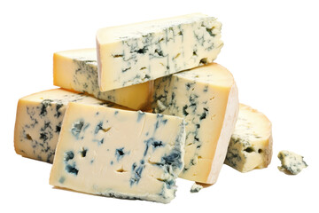 Shropshire Blue cheese  on transparent_background