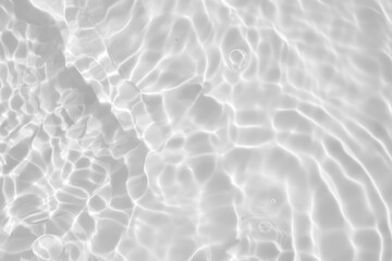 Abstract white transparent water shadow surface texture natural ripple background