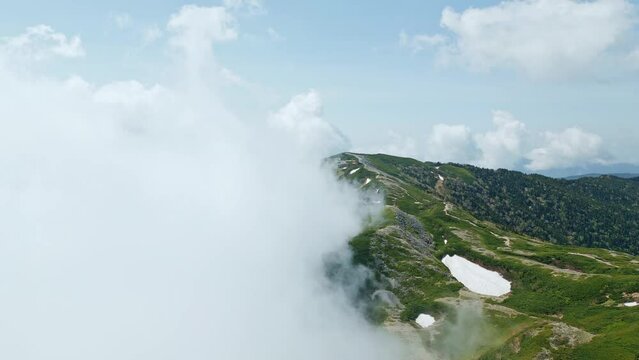 北アルプス蝶ヶ岳ドローン映像集⑬　日本の山　長野県
