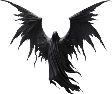 A close-up of a scary demon. 